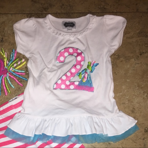 Mudpie Birthday Ruffle Set - Picture 2 of 4